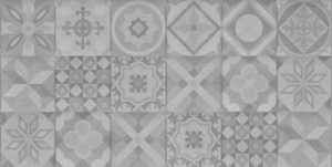 کاشی تبریز اطلس Atlas Gray Relief Decor B