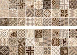 Wave Beige Precut (2Face) Decor