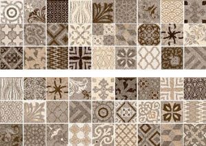 Wave Gray Precut (2Face) Decor