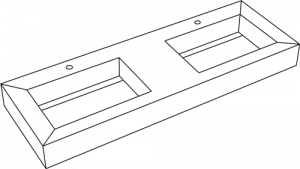 روشویی پما سرامیک Mirror