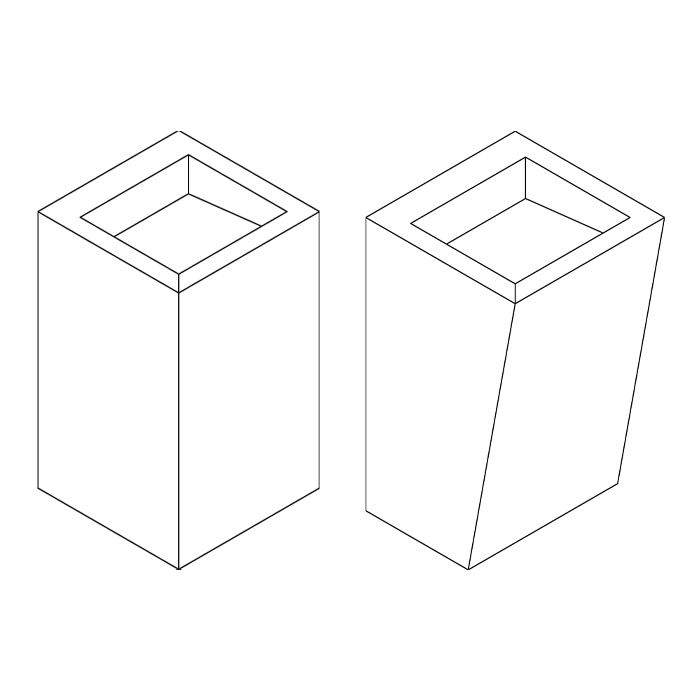 روشویی سرامیکی آنجل Angle Wash Basin