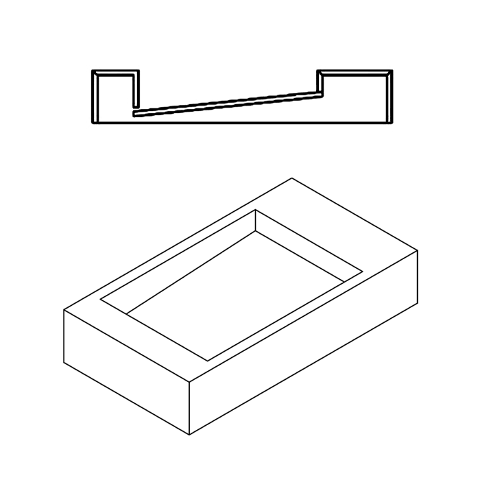 روشویی سرامیکی نرو Nero Wash Basin